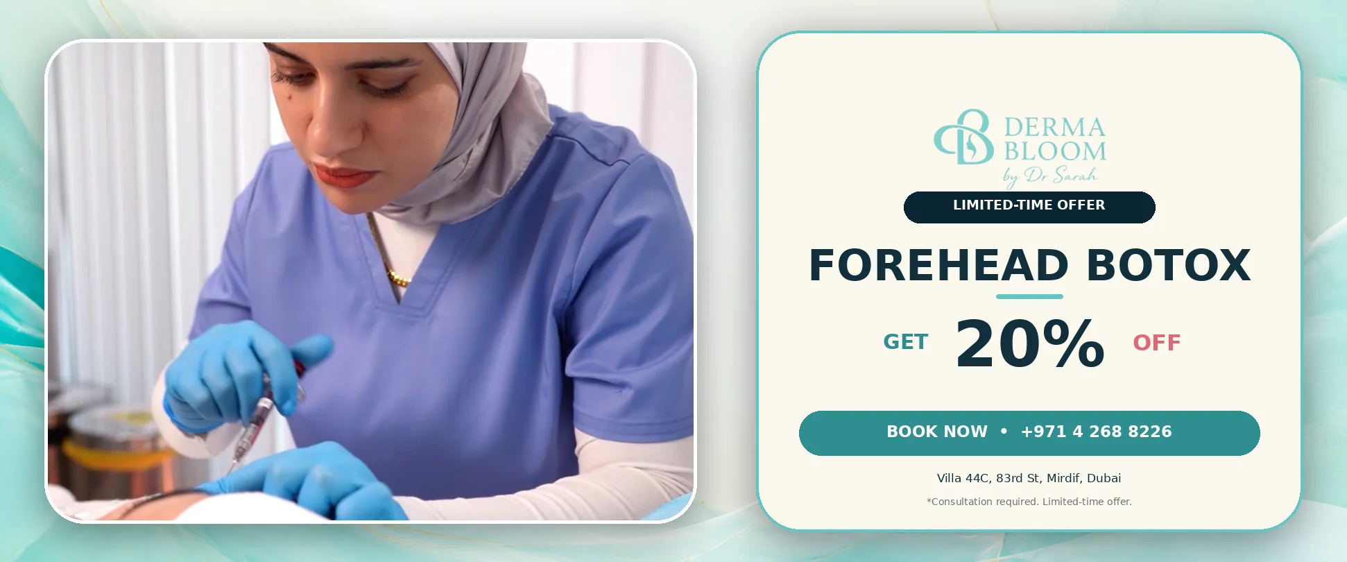 dermabloom-forehead-botox-mirdif-dubai