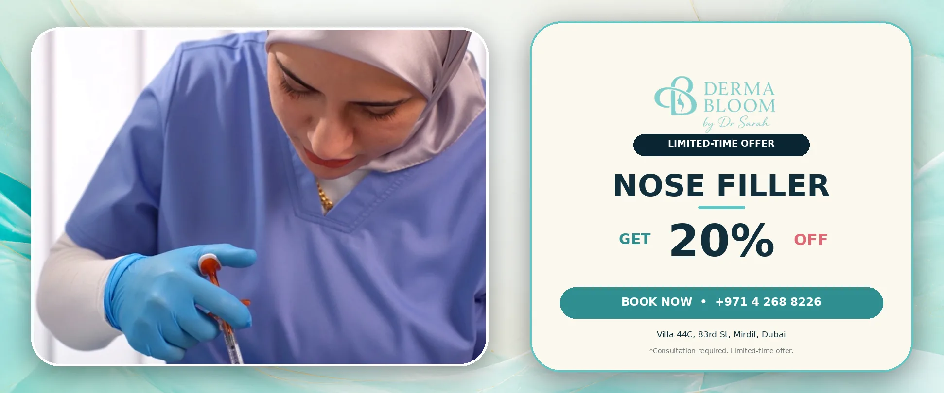 dermabloom-nose-filler-mirdif-dubai
